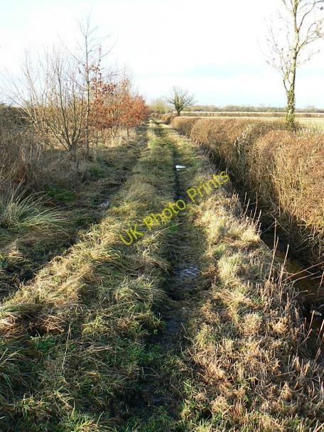 Photo 6"x4" Track by the road to Hannington Wick Hannington\/SU1793 c2009
