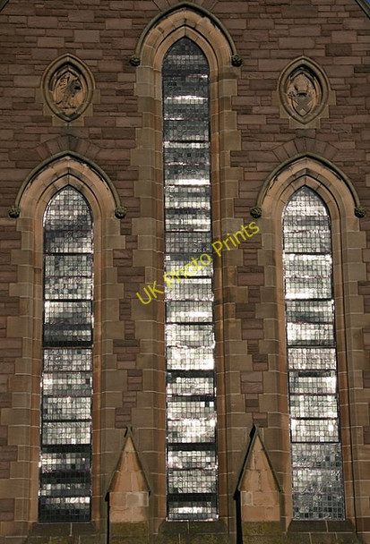 Photo 6"x4" Window detail, St. John's Episcopal church Forfar c2009