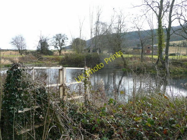 Photo 6"x4" Old Pumping Station pond Ross-on-Wye c2009