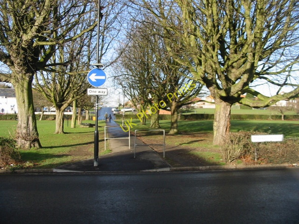 Photo 6"x4" Path through the central island of Market Place, Aylesham Aylesham c2009