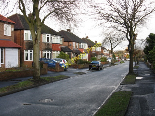 Photo 6"x4" Hale - Tewkesbury Drive Davenport Green\/SJ8086 c2009
