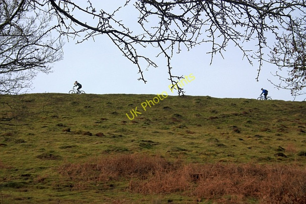 Photo 6"x4" Iron-Age cycling, British Camp Little Malvern c2009