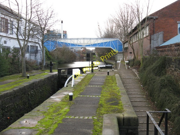 Photo 6"x4" Ashton Canal Lock, Clayton Lane, Clayton Droylsden c2009