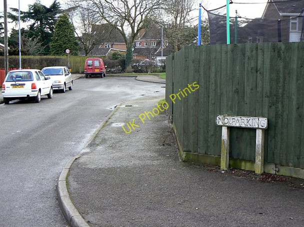Photo 6"x4" No parking Croft\/SP5195 c2009