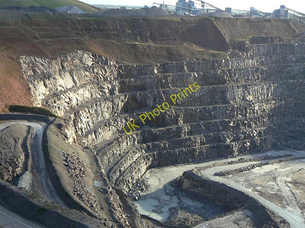 Photo 6"x4" Looking into Croft Quarry Croft\/SP5195 c2009