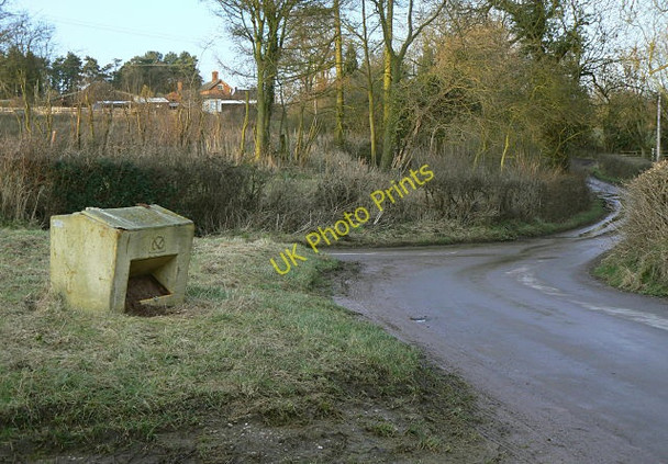 Photo 6"x4" Junction of Goose Lane and Port Lane Abbots Bromley c2009