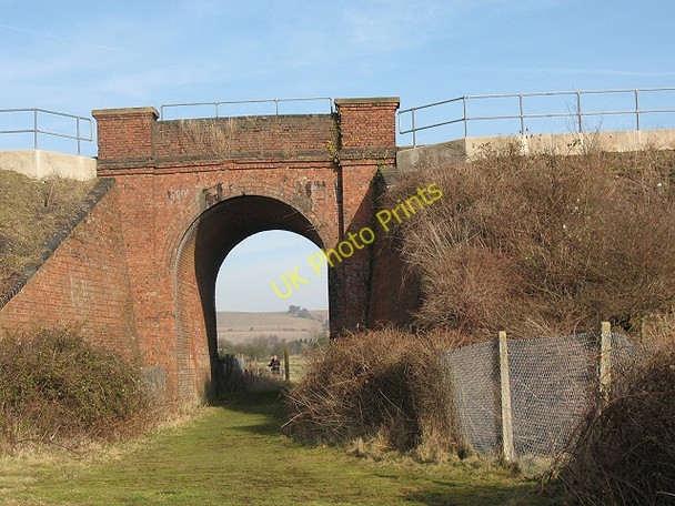 Photo 6"x4" Farm access under railway embankment Leadingcross Green c2009