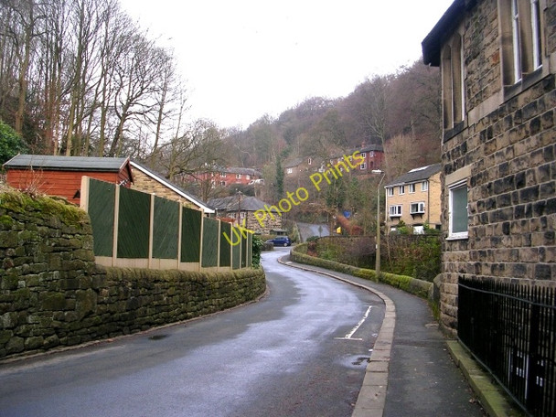 Photo 6"x4" Eaves Road - Church Lane Hebden Bridge c2009