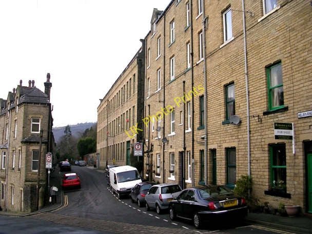 Photo 6"x4" Melbourne Street - Hangingroyd Road Hebden Bridge c2009