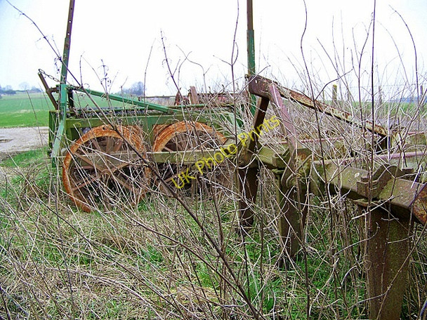 Photo 6"x4" Farm machinery, Down Barn Tarrant Rushton c2009