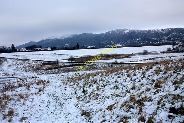 Photo 6"x4" Malvern Common in the snow Great Malvern c2009