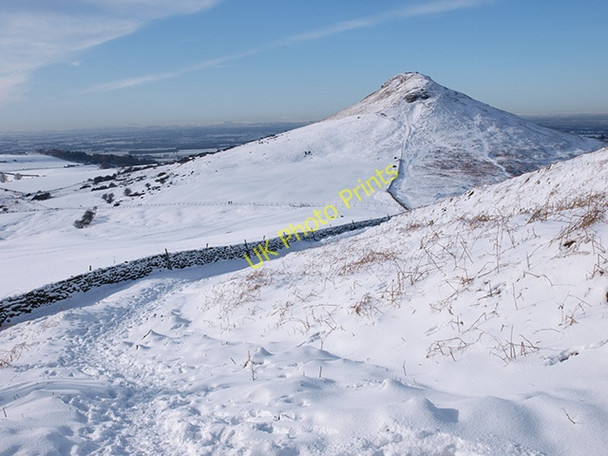 Photo 6"x4" Cleveland Way descending Little Roseberry Great Ayton c2009
