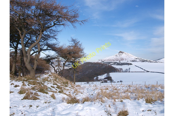 Photo 6"x4" Roseberry Topping from Cliff Ridge Great Ayton c2009