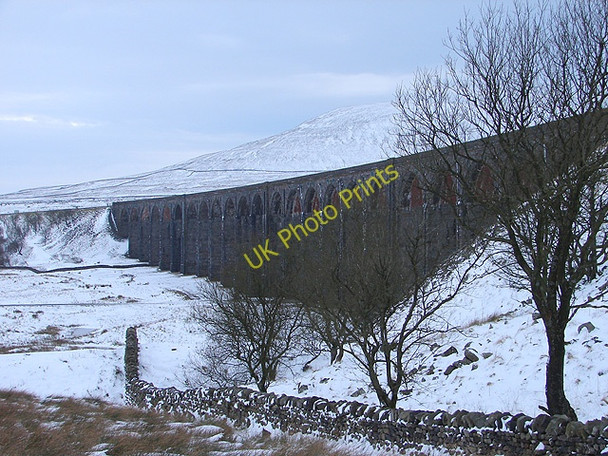 Photo 6"x4" Ribblehead Viaduct and Park Fell Ribble Head\/SD7779 c2009
