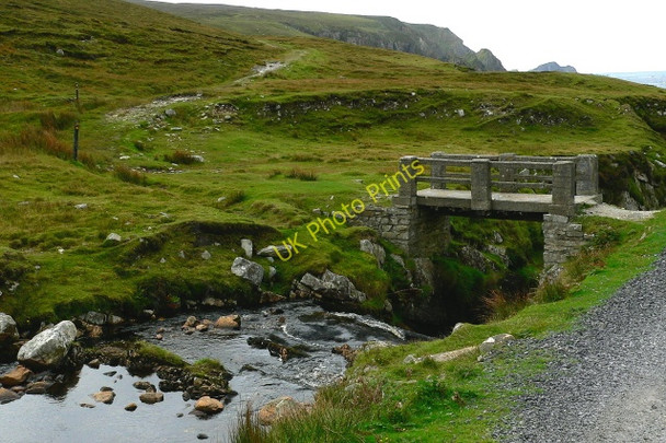 Photo 6"x4" Stream & footbridge at Port Kilgoly c2005