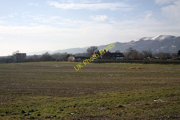 Photo 6"x4" Field of stubble Great Malvern c2009
