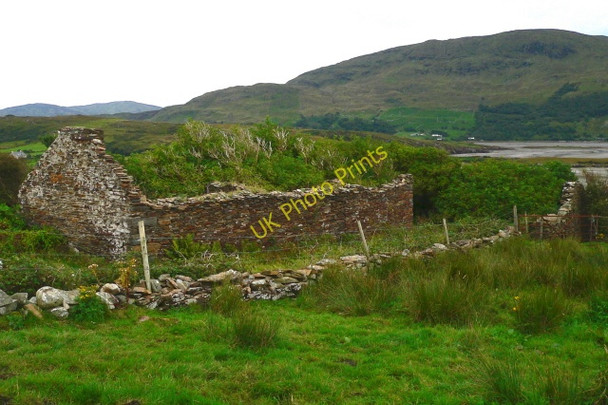 Photo 6"x4" Derelict building on Loughros Peninsula Crannogeboy c2005