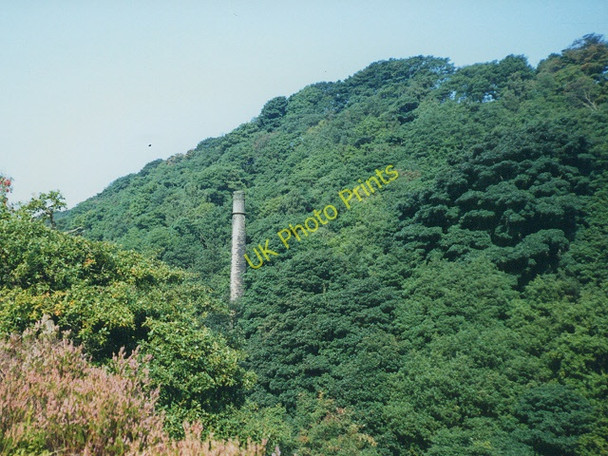 Photo 6"x4" Chimney of Lumb Mill, Colden Clough Hebden Bridge c1992
