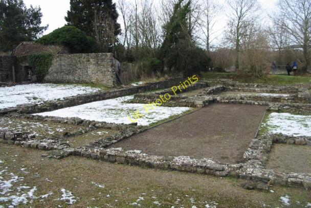 Photo 6"x4" Remains of a Roman temple Caerwent c2009