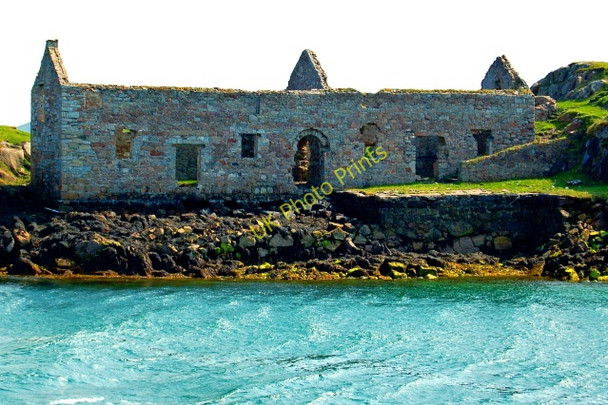 Photo 6"x4" Derelict building on Rutland Island Burtonport c2008