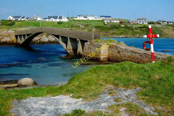Photo 6"x4" Cruit (Critch) Island pedestrian bridge Kincaslough c2008