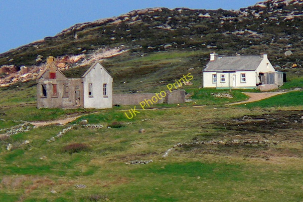 Photo 6"x4" Owey Island - Abandoned schoolhouse Kincaslough c2008