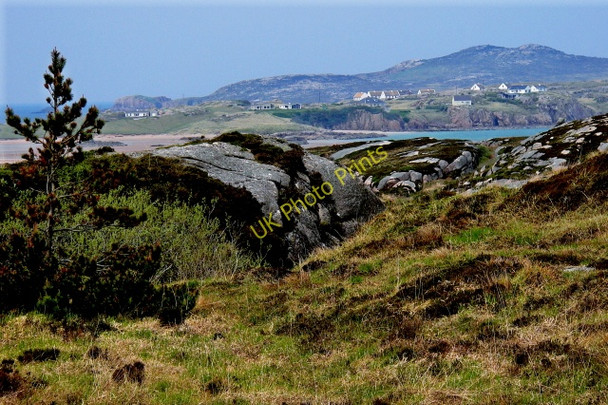 Photo 6"x4" Kincasslagh view of Atlantic Ocean bay & Cruit Island Kincaslough c2008