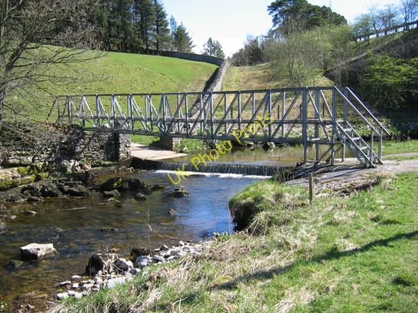 Photo 6"x4" Footbridge and ford, Scandal Beck Greenside\/NY7104 c2009
