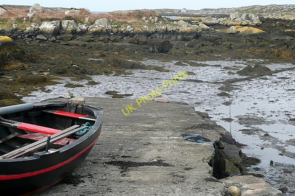 Photo 6"x4" Jetty at Fornais (Furnace) Lettermullan c2009