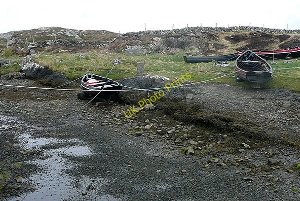 Photo 6"x4" Quay at south end of Garmna (Gorumna) island Lettermullan c2009