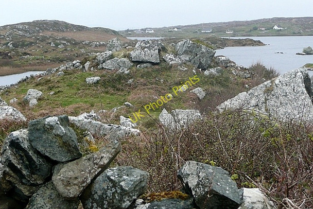 Photo 6"x4" South of Loch Bhaile na Cille (Ballynakill Loch) Lettermullan c2009