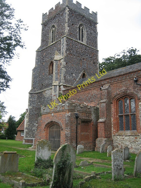 Photo 6"x4" South view of St Mary's church, Little Bentley Little Bentley c2007