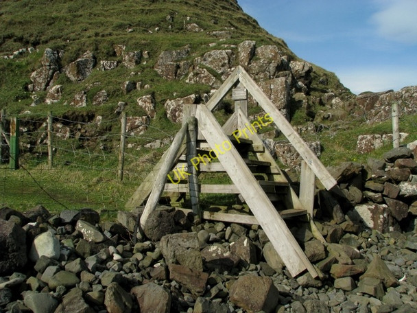 Photo 6"x4" Stile near Dunseverick Dunseverick c2009