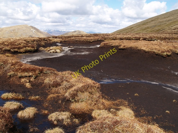 Photo 6"x4" Peat Hag, Meall Breac Clunes c2009