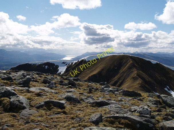 Photo 6"x4" Meall Coire Lochain from Meall na Teanga Clunes c2009