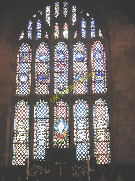 Photo 6"x4" East window of St Mary's Sandbach Sandbach c2009
