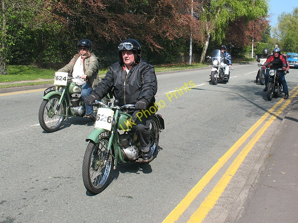 Photo 6"x4" Sandbach transport parade (2) - motorcycles Sandbach c2009