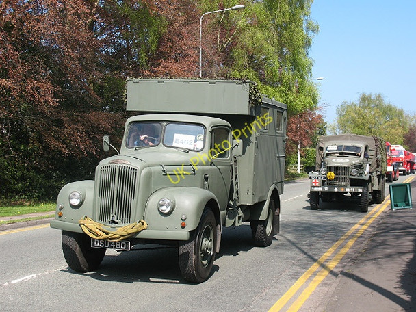Photo 6"x4" Sandbach transport parade (4) - Army trucks Sandbach c2009