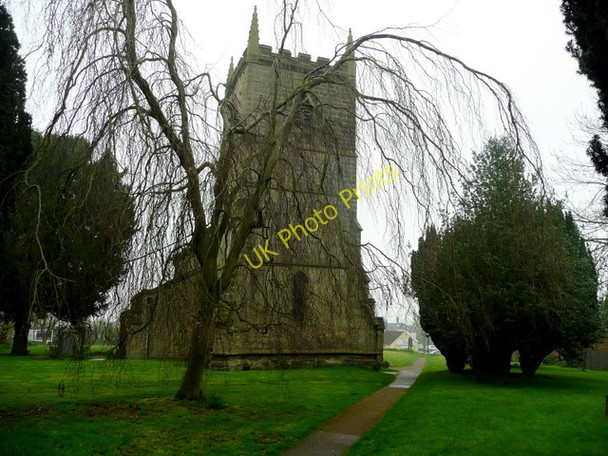 Photo 6"x4" Tower of St. John the Baptist's church, Heather Heather c2009