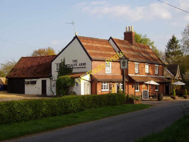 Photo 6"x4" The Metcalfe Arms Hawstead Brook Green\/TL8658 c2009