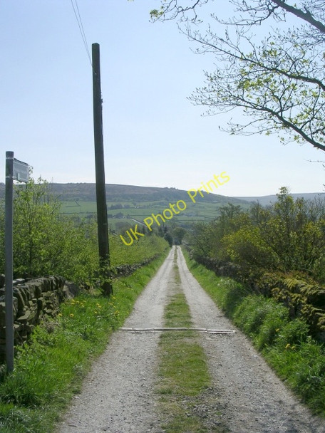Photo 6"x4" Bents Lane  Footpath - Marsh Lane Oxenhope c2009