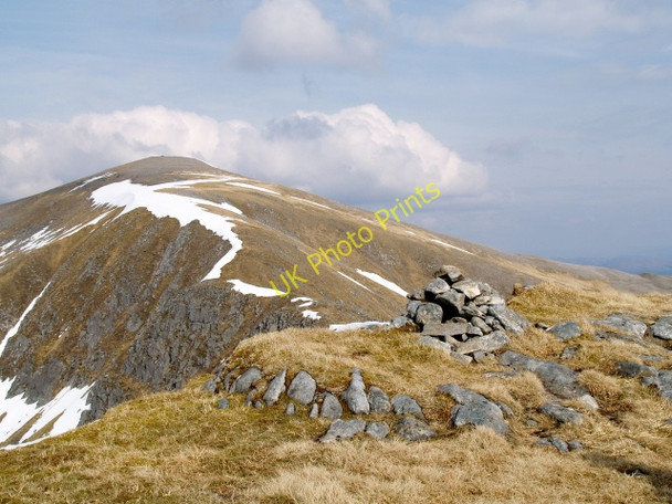 Photo 6"x4" Summit of Drochaid an Tuill Easaich Sg\u00f9rr nan Conbhairean c2009