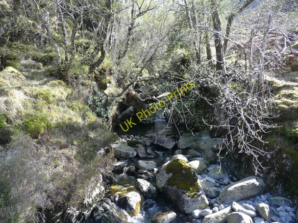 Photo 6"x4" Allt Coire Mhicrail. Kinloch Hourn c2009