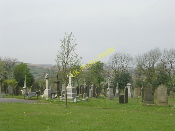 Photo 6"x4" Oxenhope Cemetery - Hebden Bridge Road Upper Town\/SE0234 c2009