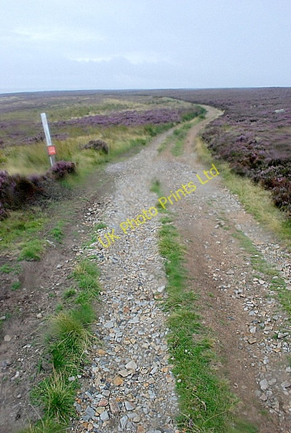 Photo 6"x4" Track onto Totley Moor Owler Bar c2007