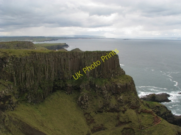 Photo 6"x4" Headland near the Giant's Causeway Dunseverick c2009