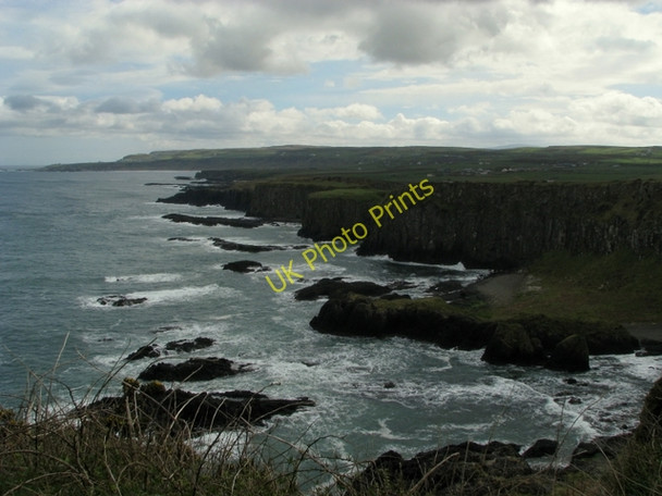 Photo 6"x4" Coastline near Dunseverick Dunseverick c2009