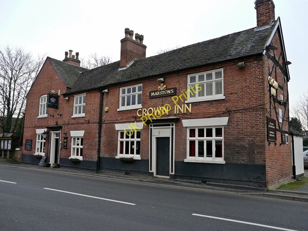 Photo 6"x4" The Crown Inn, Yoxall Bond End c2009