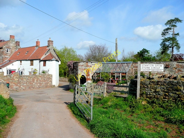 Photo 6"x4" Footpath through Stanton Drew Stanton Drew c2009