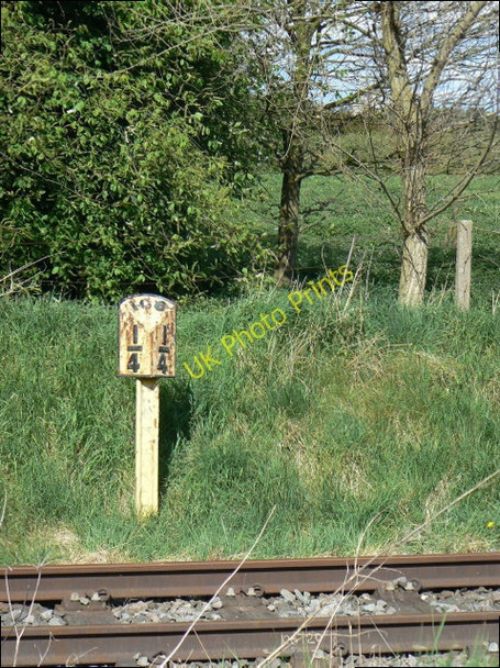 Photo 6"x4" One hundred and six and a quarter miles from London Melton Mowbray c2009